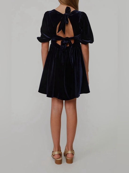Bardot Other - Bardot Junior Black Velvet Tie-Back Formal Dress